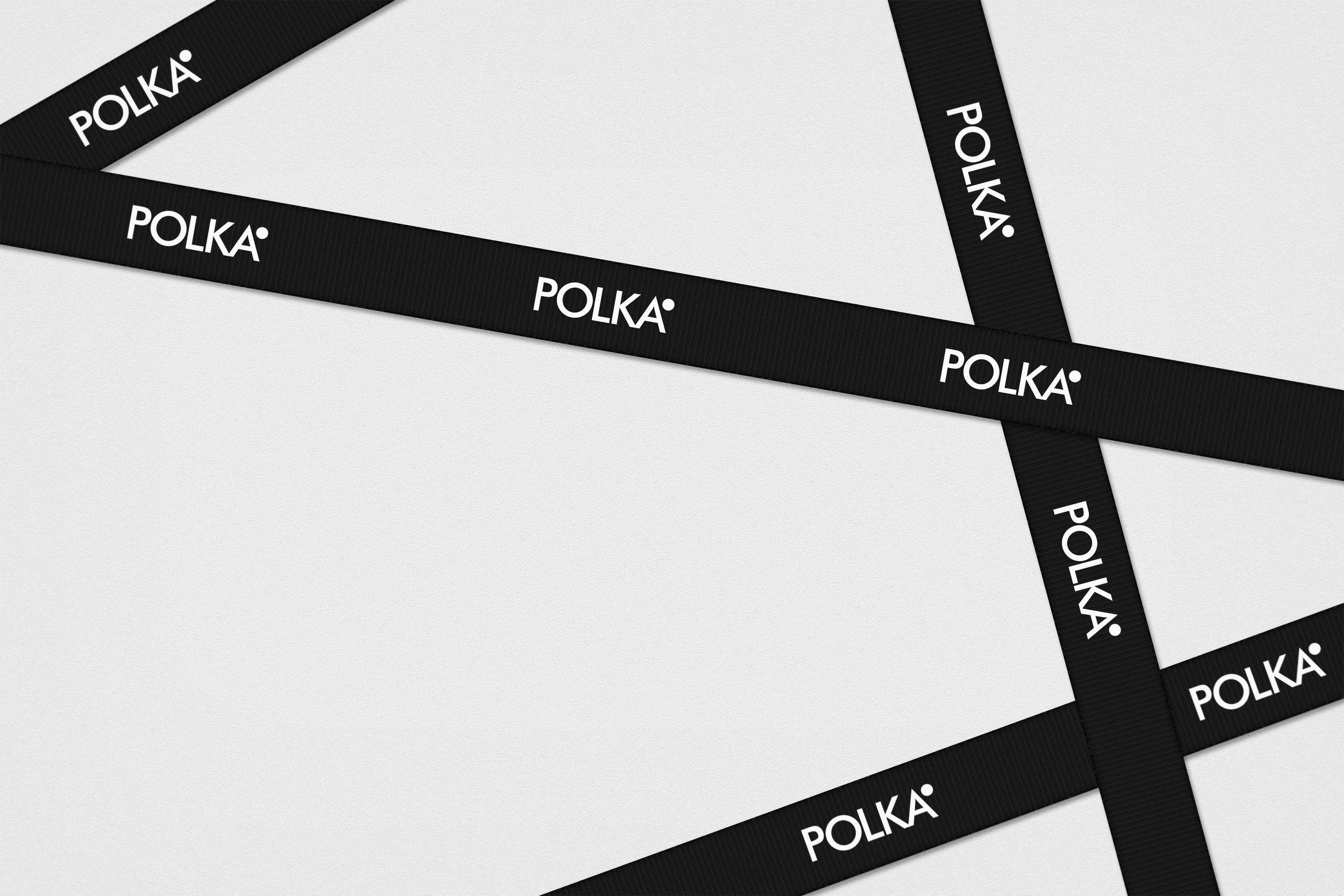 polka branding minimal design dots simple identity logo typography