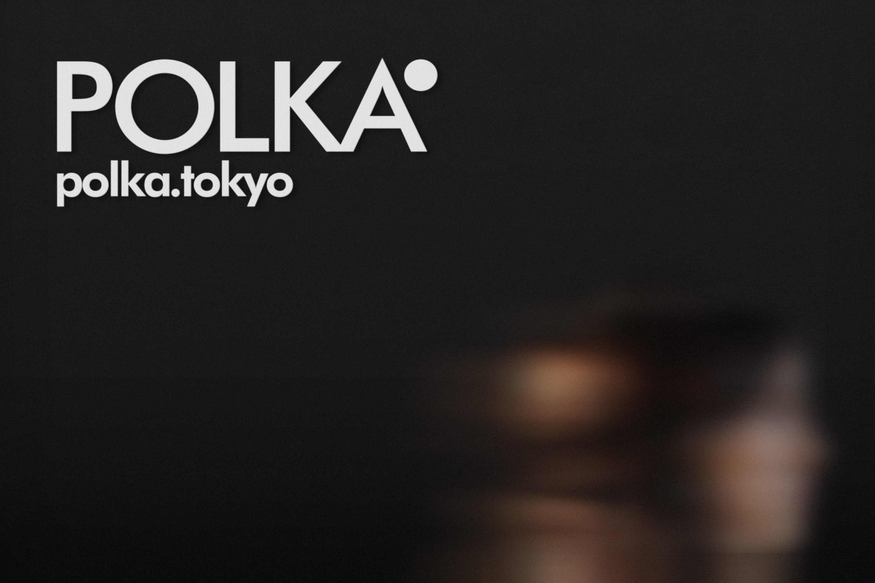 polka branding minimal design dots simple identity logo typography