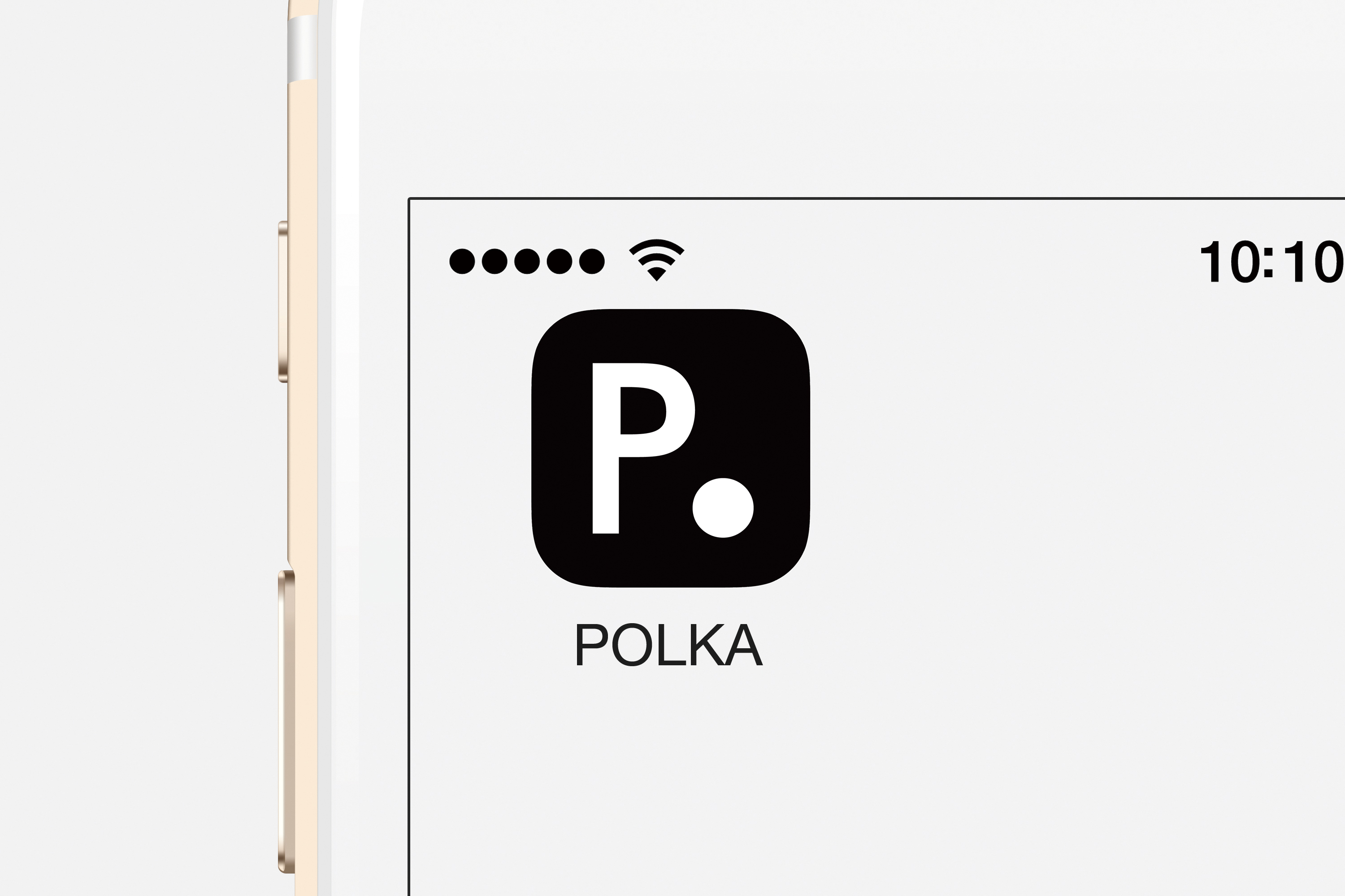 polka branding minimal design dots simple identity logo typography